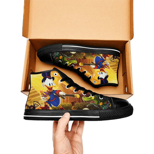 Donald Duck Custom High Top Sneakers Shoes