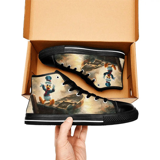 Donald Duck Custom High Top Sneakers Shoes