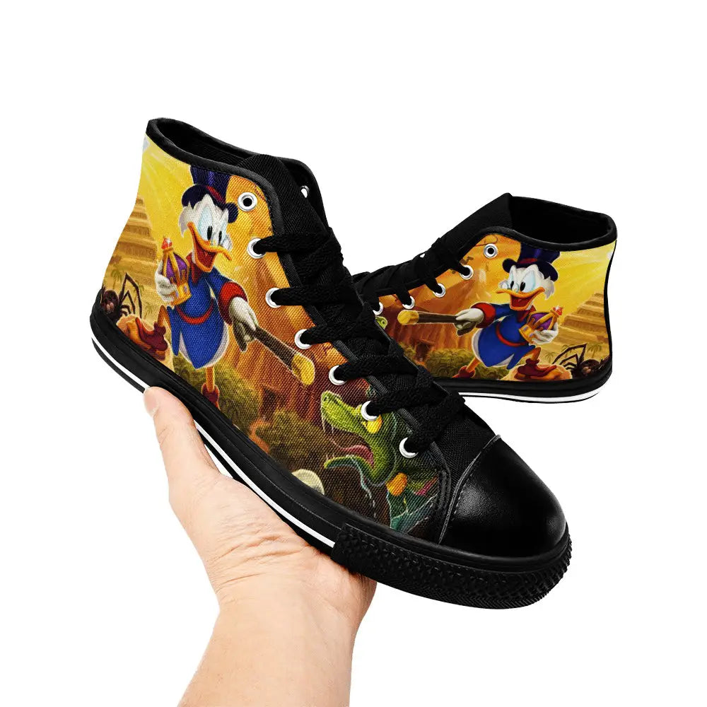 Donald Duck Custom High Top Sneakers Shoes