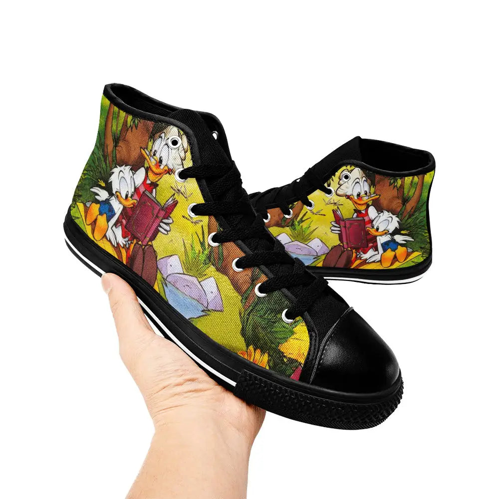 Donald Duck Custom High Top Sneakers Shoes