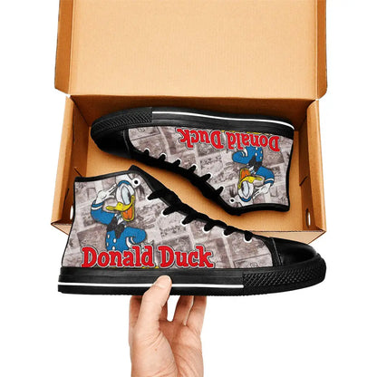 Donald Duck Custom High Top Sneakers Shoes