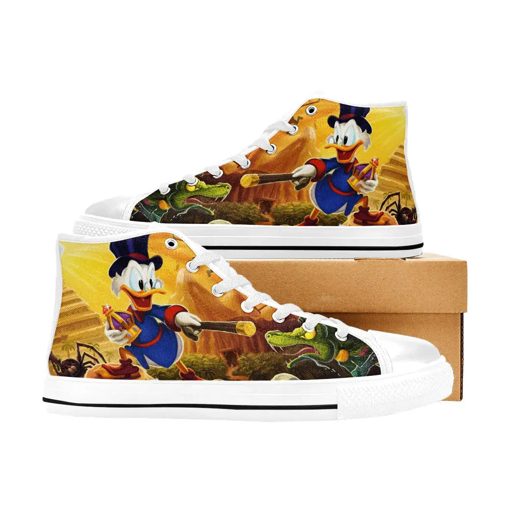 Donald Duck Custom High Top Sneakers Shoes