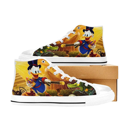 Donald Duck Custom High Top Sneakers Shoes