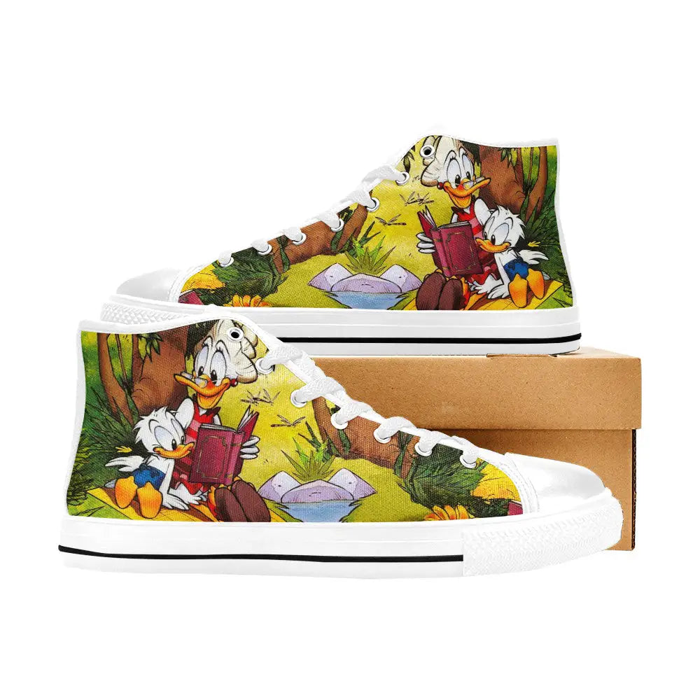 Donald Duck Custom High Top Sneakers Shoes