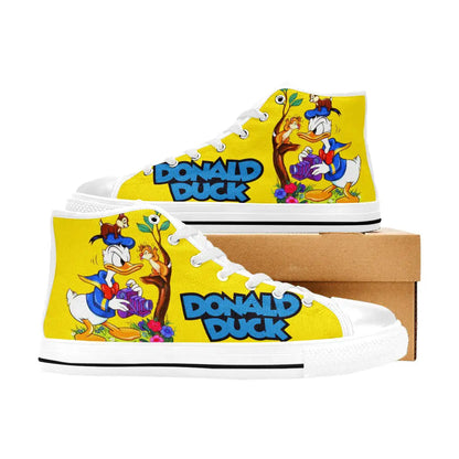 Donald Duck Custom High Top Sneakers Shoes