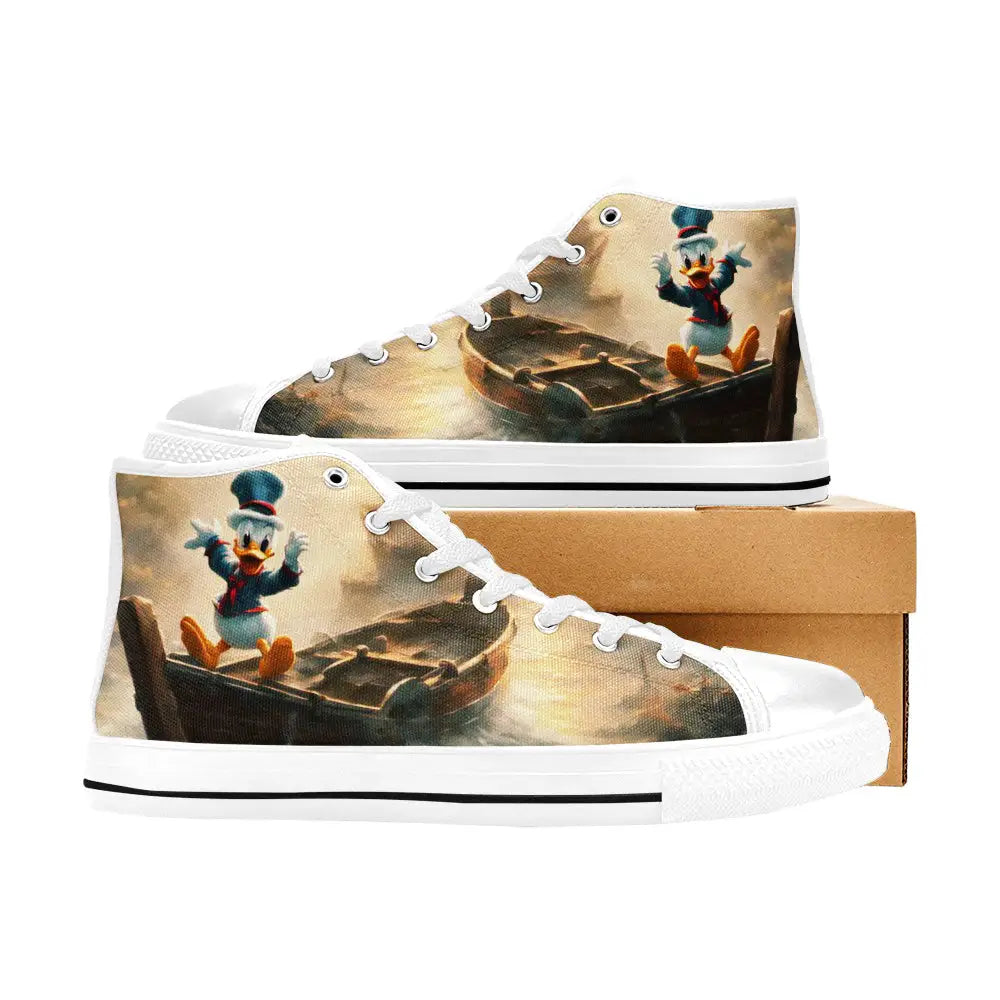 Donald Duck Custom High Top Sneakers Shoes