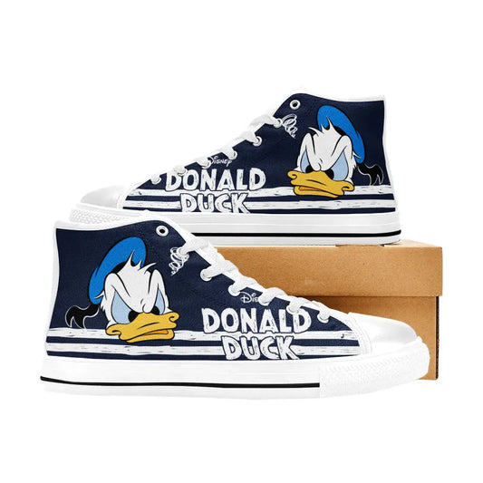 Donald Duck Custom High Top Sneakers Shoes
