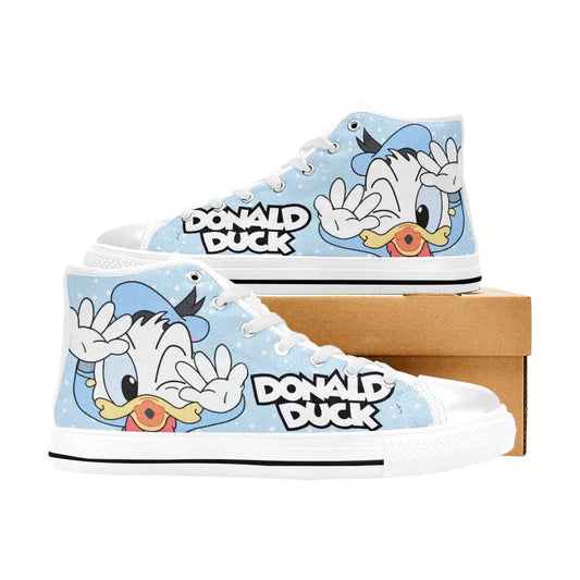 Donald Duck Custom High Top Sneakers Shoes