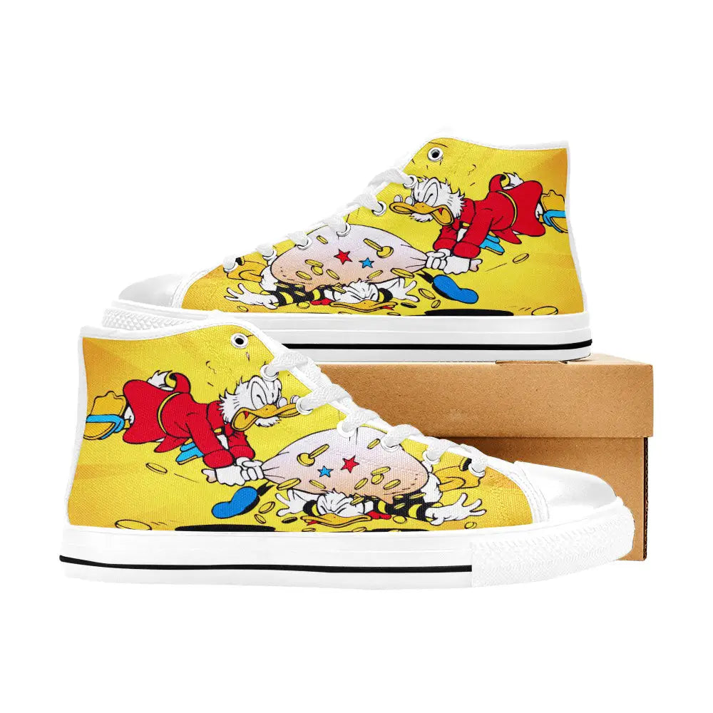 Donald Duck Custom High Top Sneakers Shoes