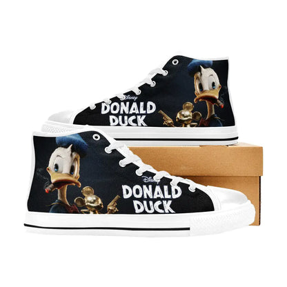 Donald Duck Custom High Top Sneakers Shoes