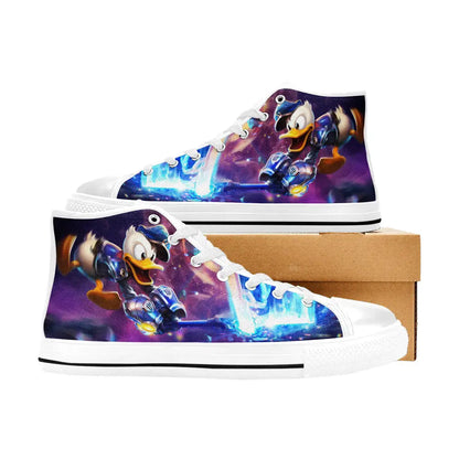 Donald Duck Custom High Top Sneakers Shoes