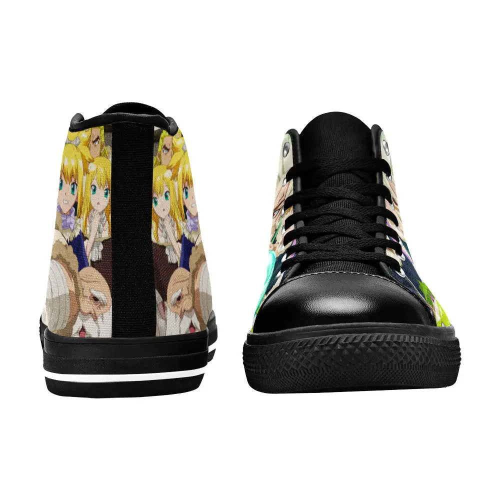 Dr Stone Kingdom of Science Custom High Top Sneakers Shoes