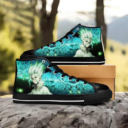 Dr Stone Wars Kingdom of Science Custom High Top Sneakers Shoes