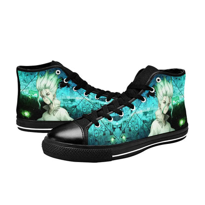 Dr Stone Wars Kingdom of Science Custom High Top Sneakers Shoes