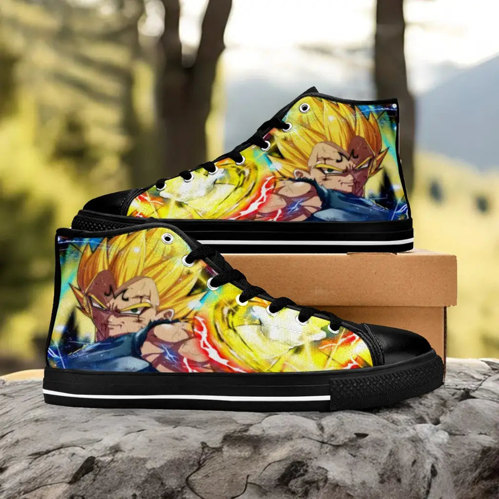 Dragon Ball Z Super Bejita Vegeta Majin Shoes High Top Sneakers