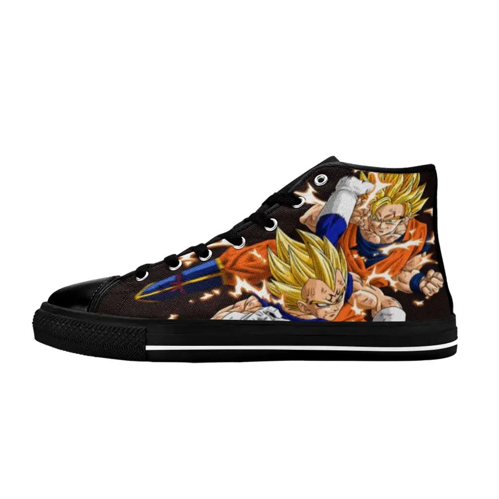 Dragon ball Z Super Son Goku VS Vegeta Majin Shoes High Top Sneakers