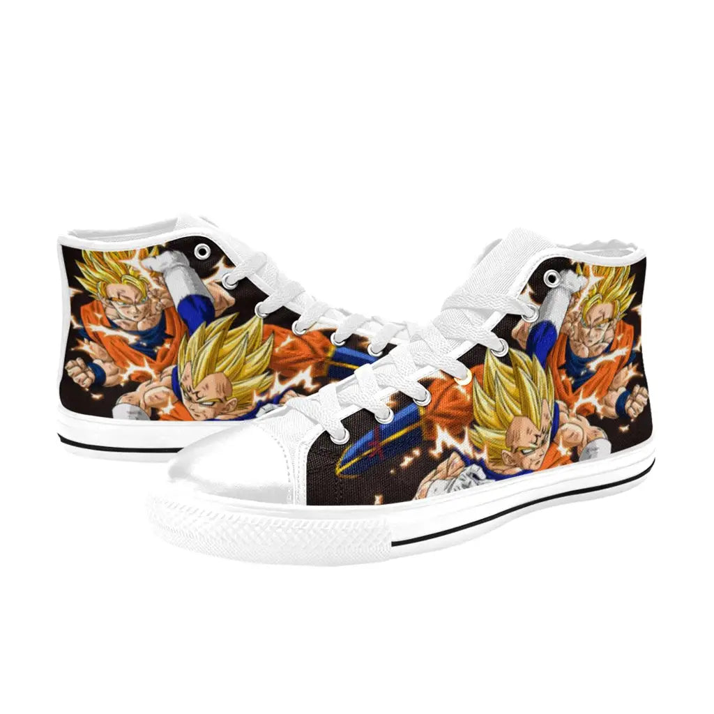 Dragon ball Z Super Son Goku VS Vegeta Majin Shoes High Top Sneakers