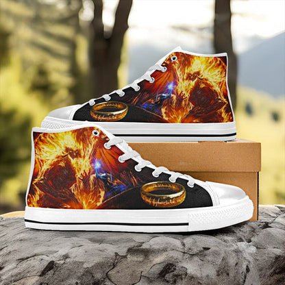 Gandalf Lord of The Rings Custom High Top Sneakers Shoes