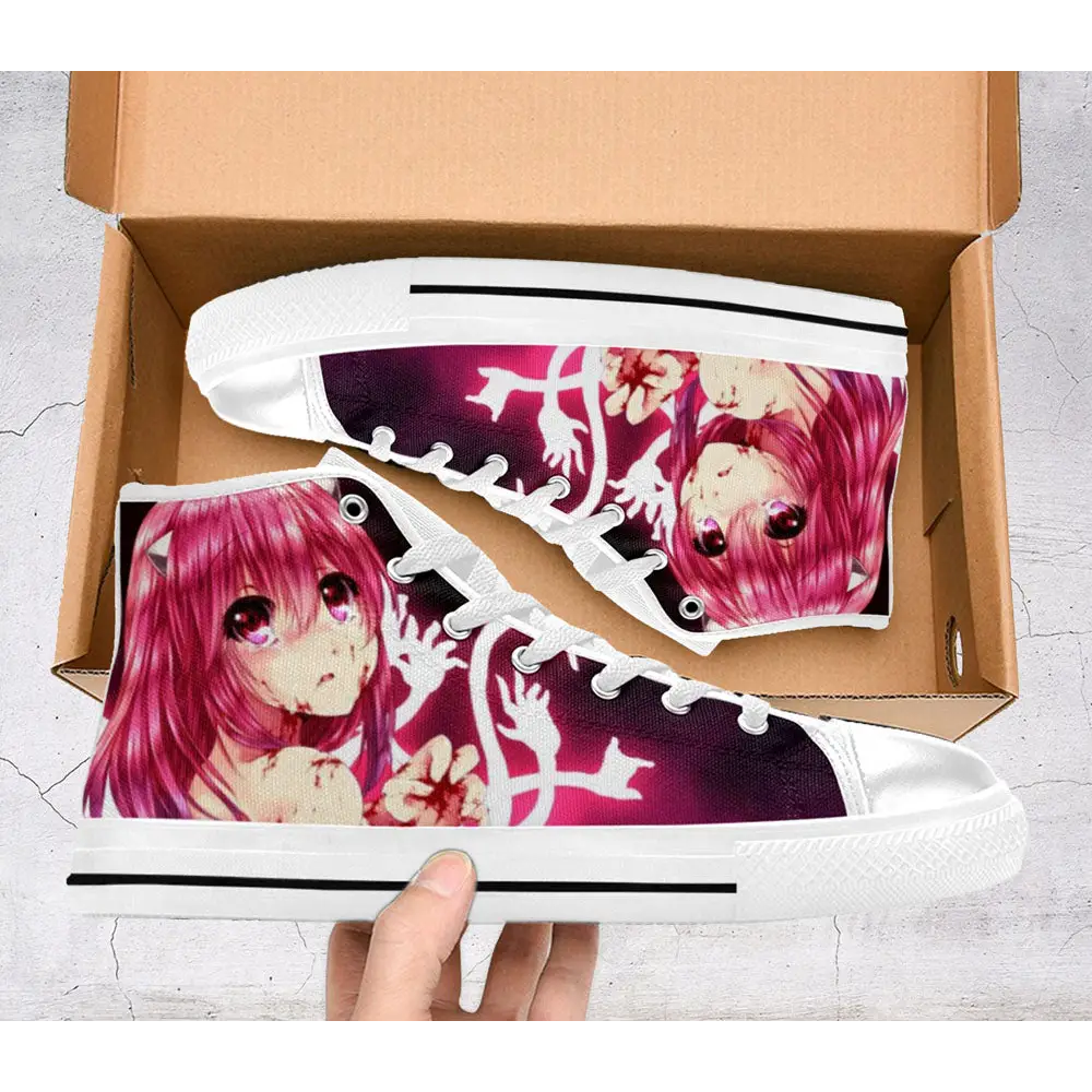 Elfen Lied Shoes High Top Sneakers