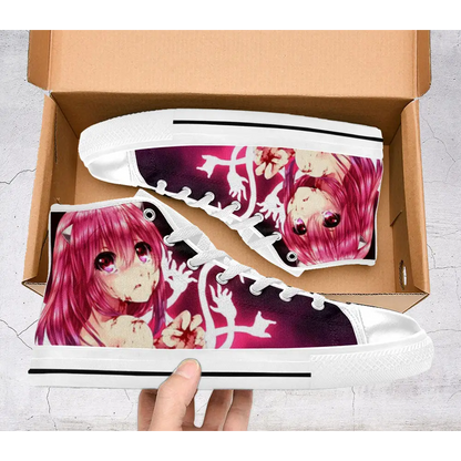 Elfen Lied Shoes High Top Sneakers