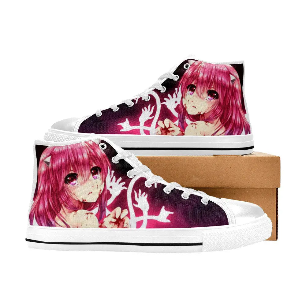 Elfen Lied Shoes High Top Sneakers