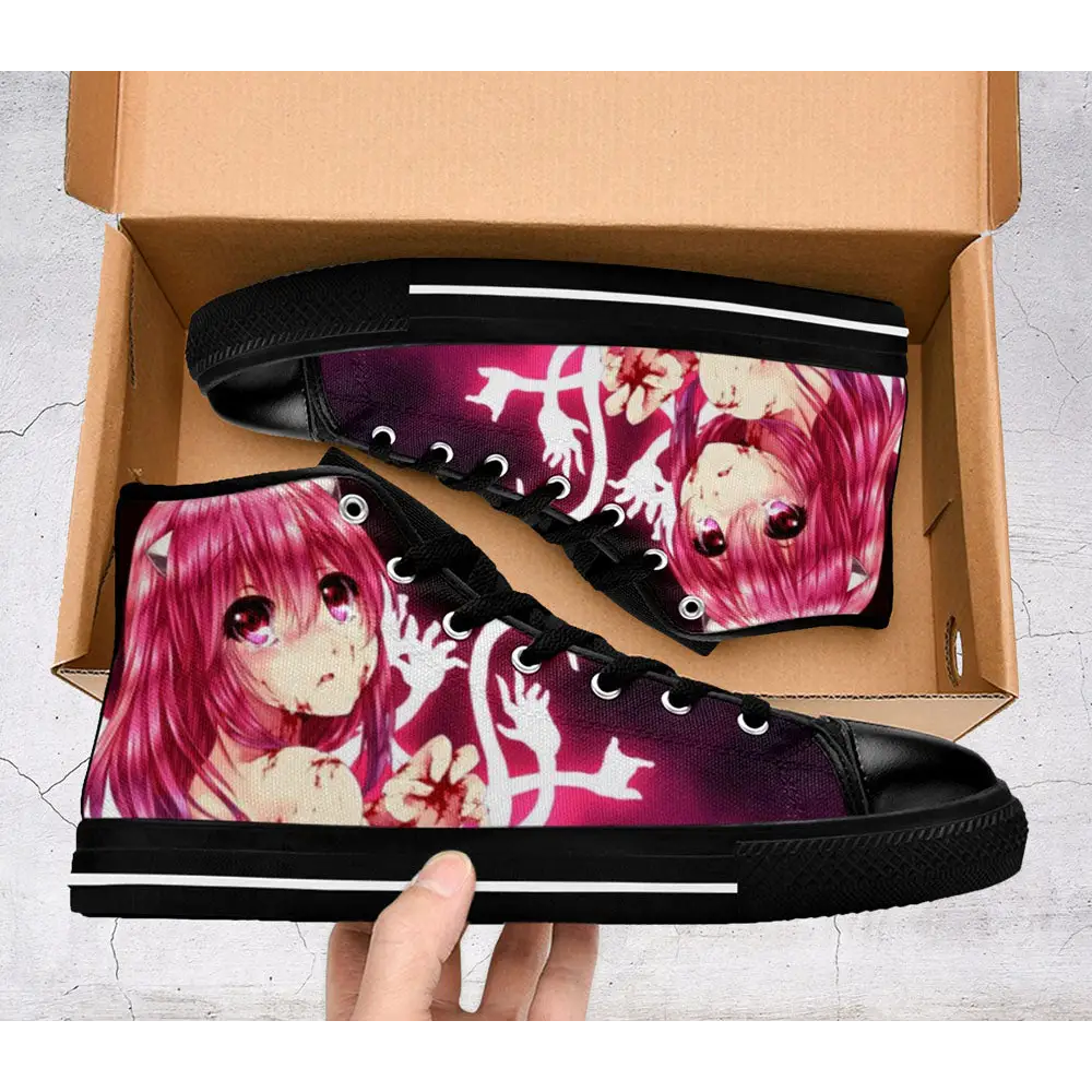 Elfen Lied Shoes High Top Sneakers