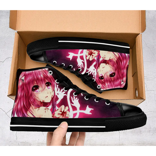 Elfen Lied Shoes High Top Sneakers