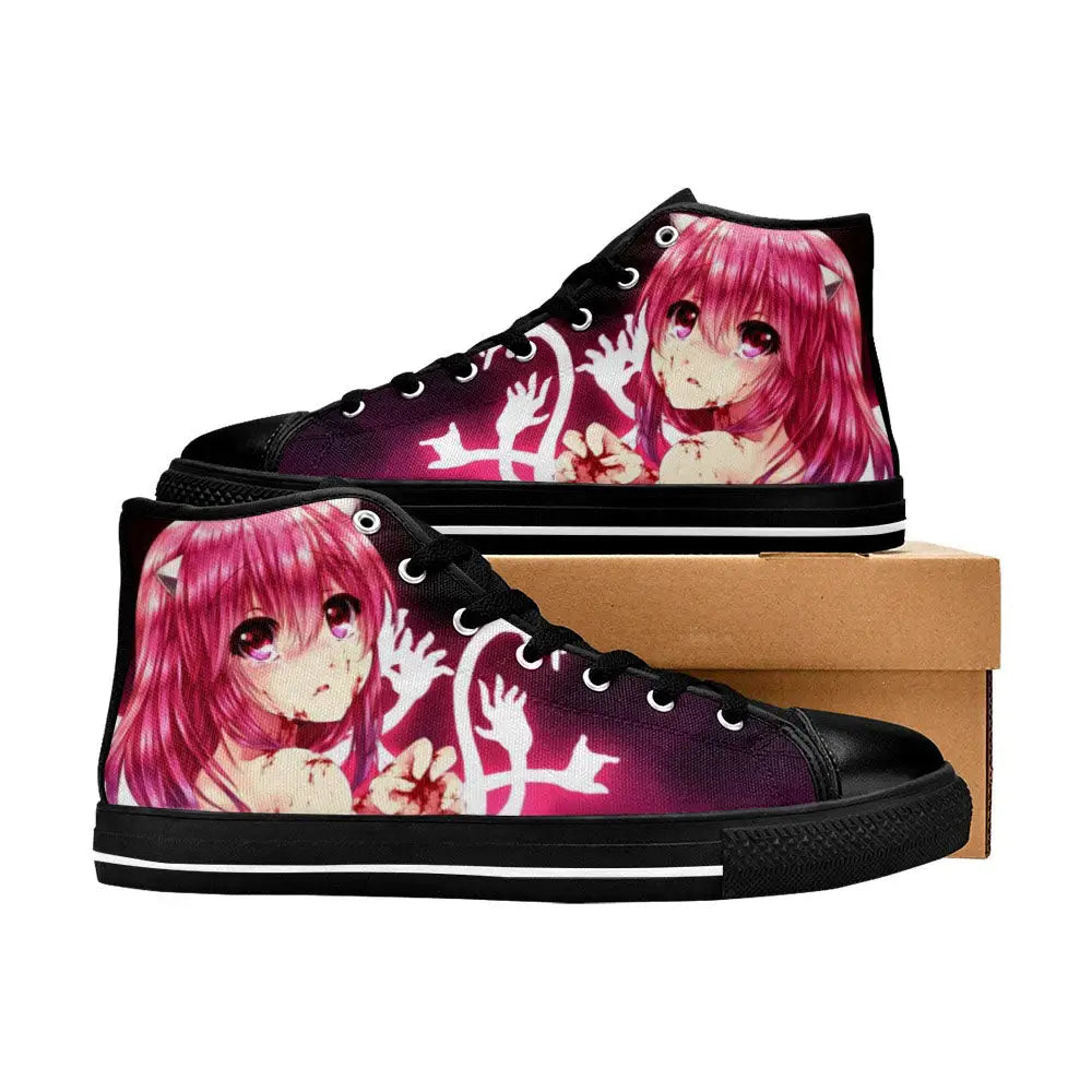 Elfen Lied Shoes High Top Sneakers