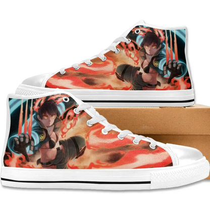 Fire Force Blazing Fire Brigade Tamaki Shoes High Top Sneakers