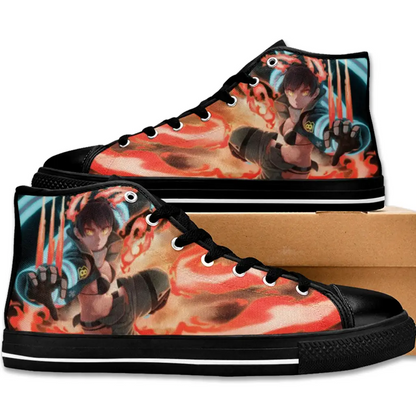 Fire Force Blazing Fire Brigade Tamaki Shoes High Top Sneakers