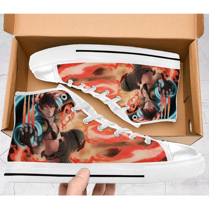 Fire Force Blazing Fire Brigade Tamaki Shoes High Top Sneakers