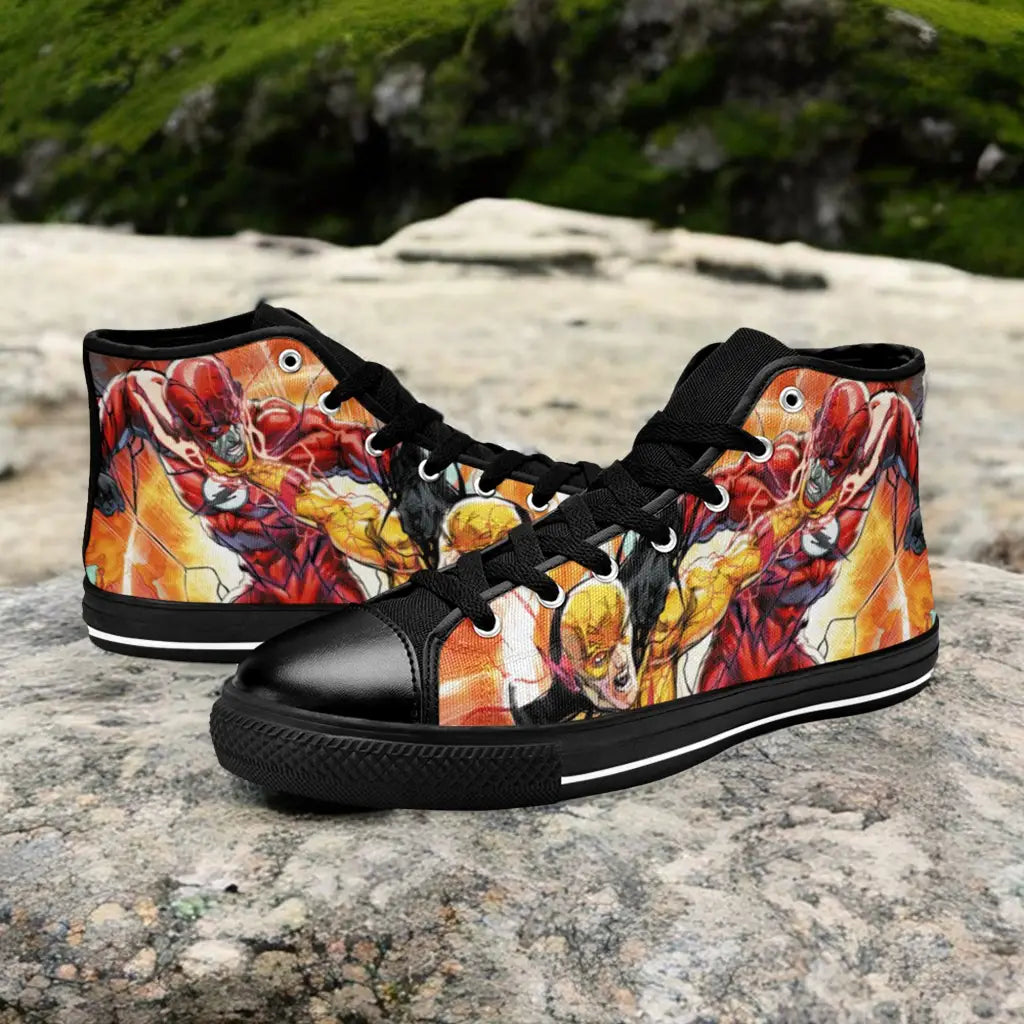 Flash Justice League Custom High Top Sneakers Shoes