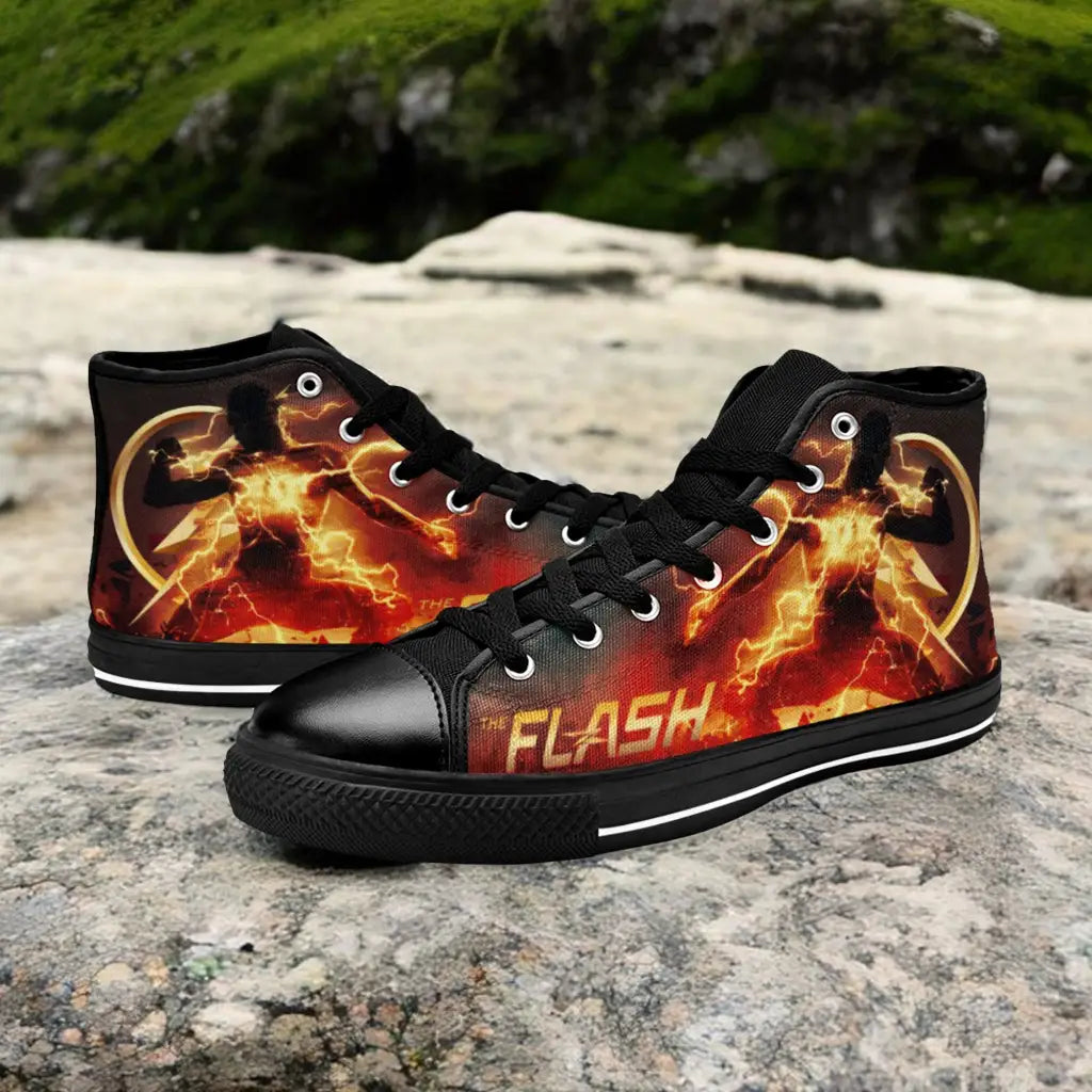 Flash Justice League Custom High Top Sneakers Shoes