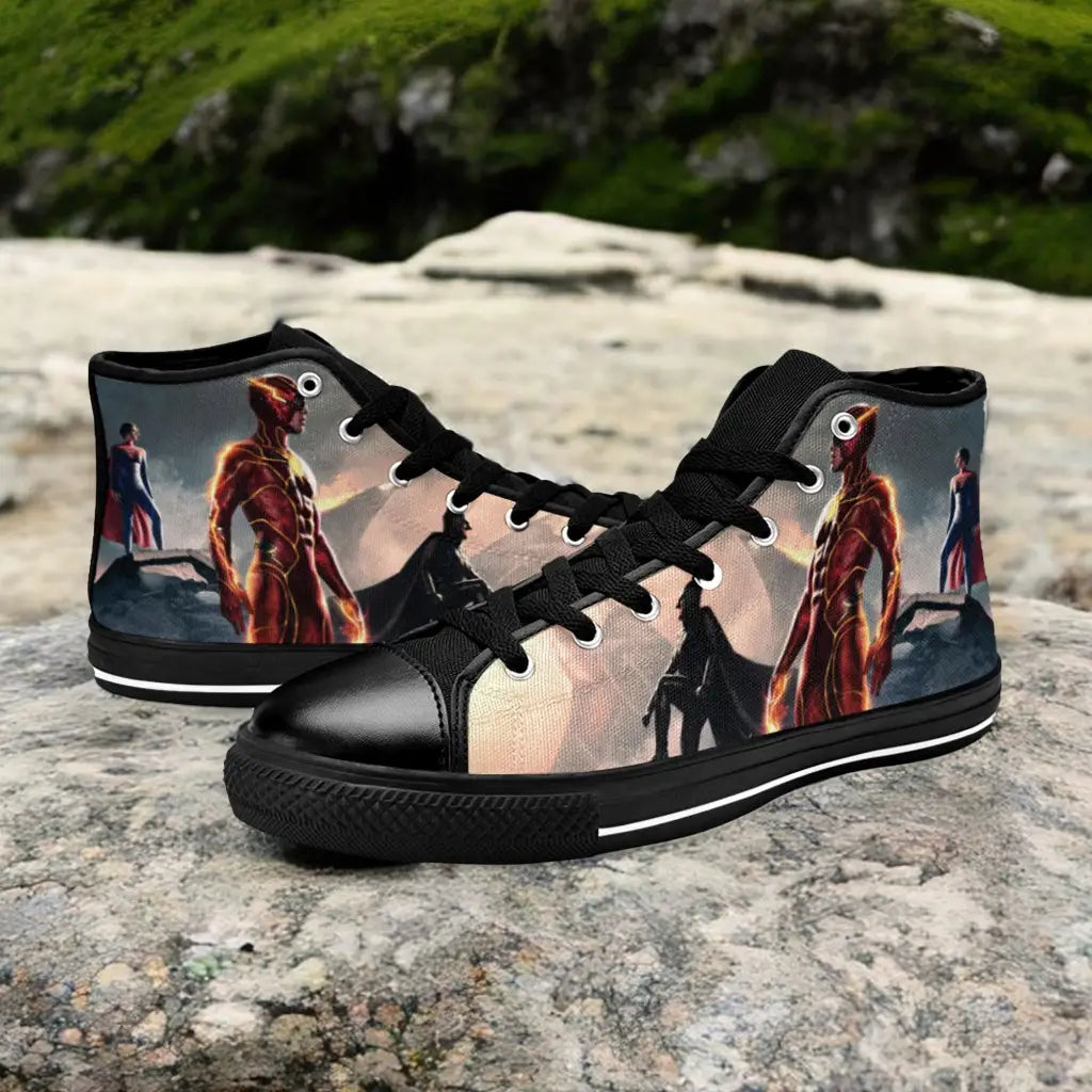 Flash Justice League Custom High Top Sneakers Shoes