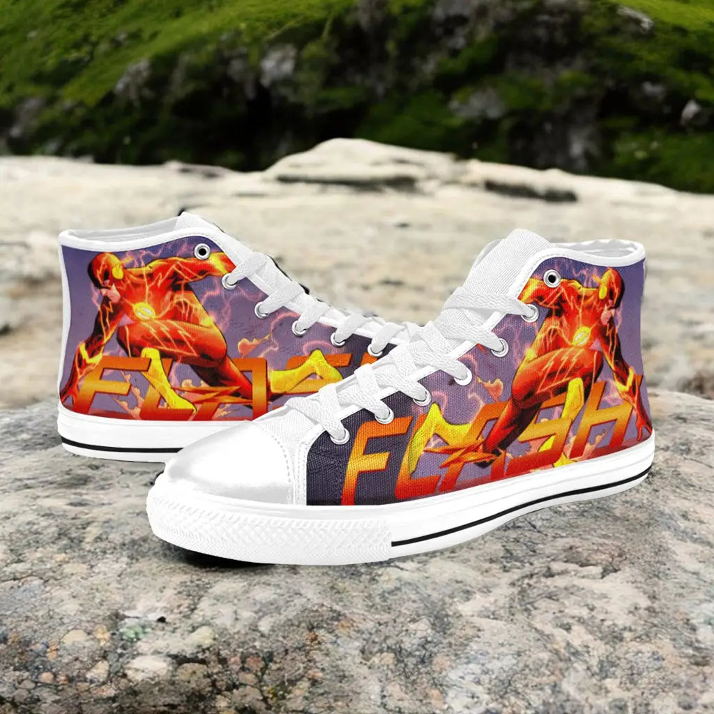 Flash Justice League Custom High Top Sneakers Shoes