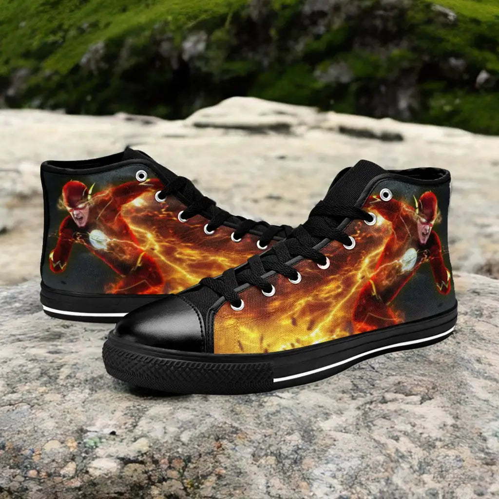 Flash Justice League Custom High Top Sneakers Shoes