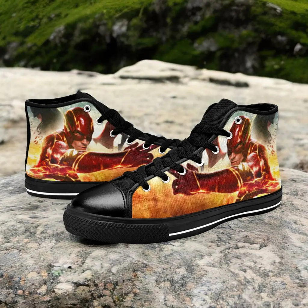 Flash Justice League Custom High Top Sneakers Shoes