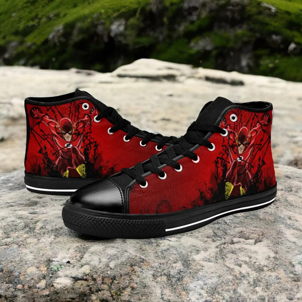 Flash Justice League Custom High Top Sneakers Shoes