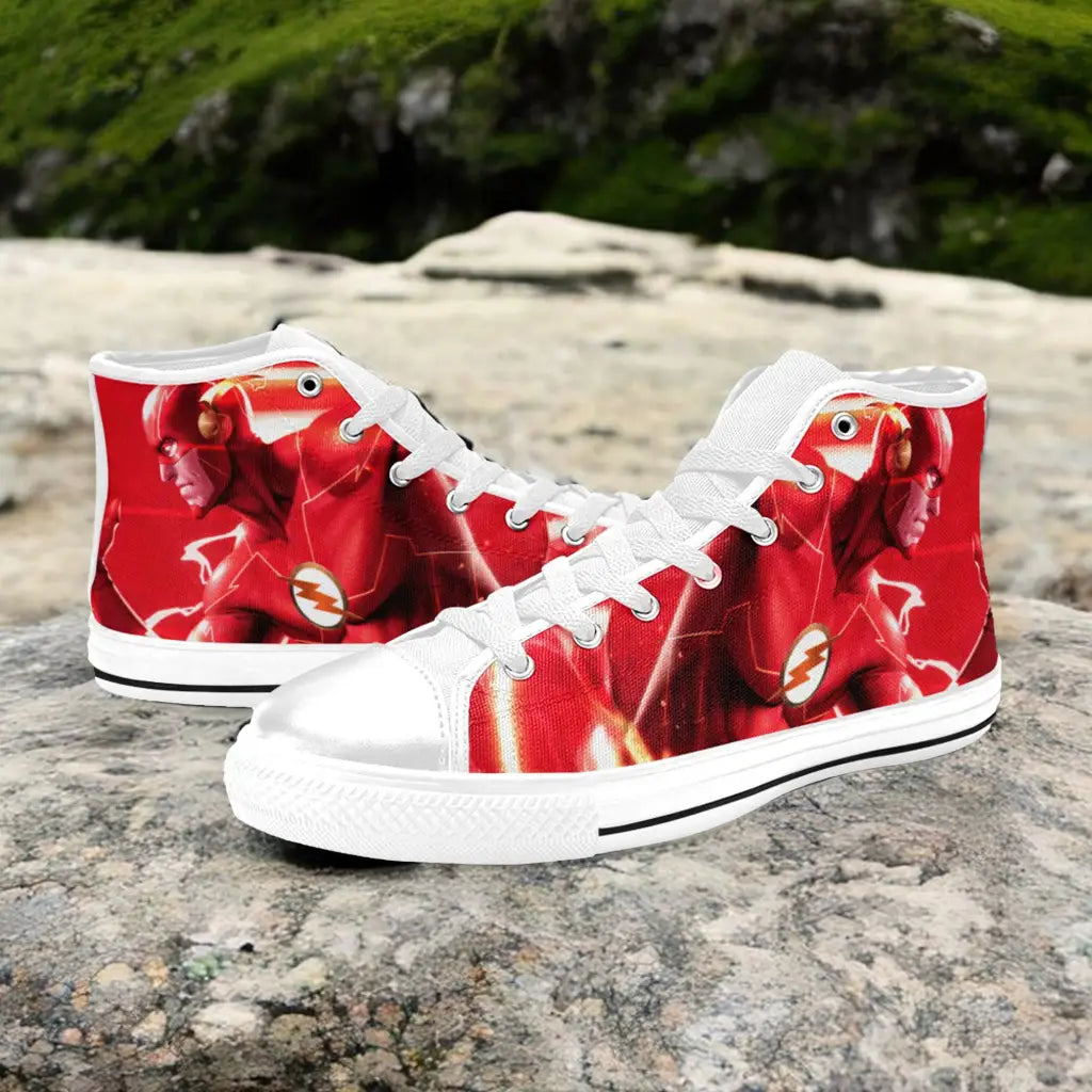 Flash Justice League Custom High Top Sneakers Shoes