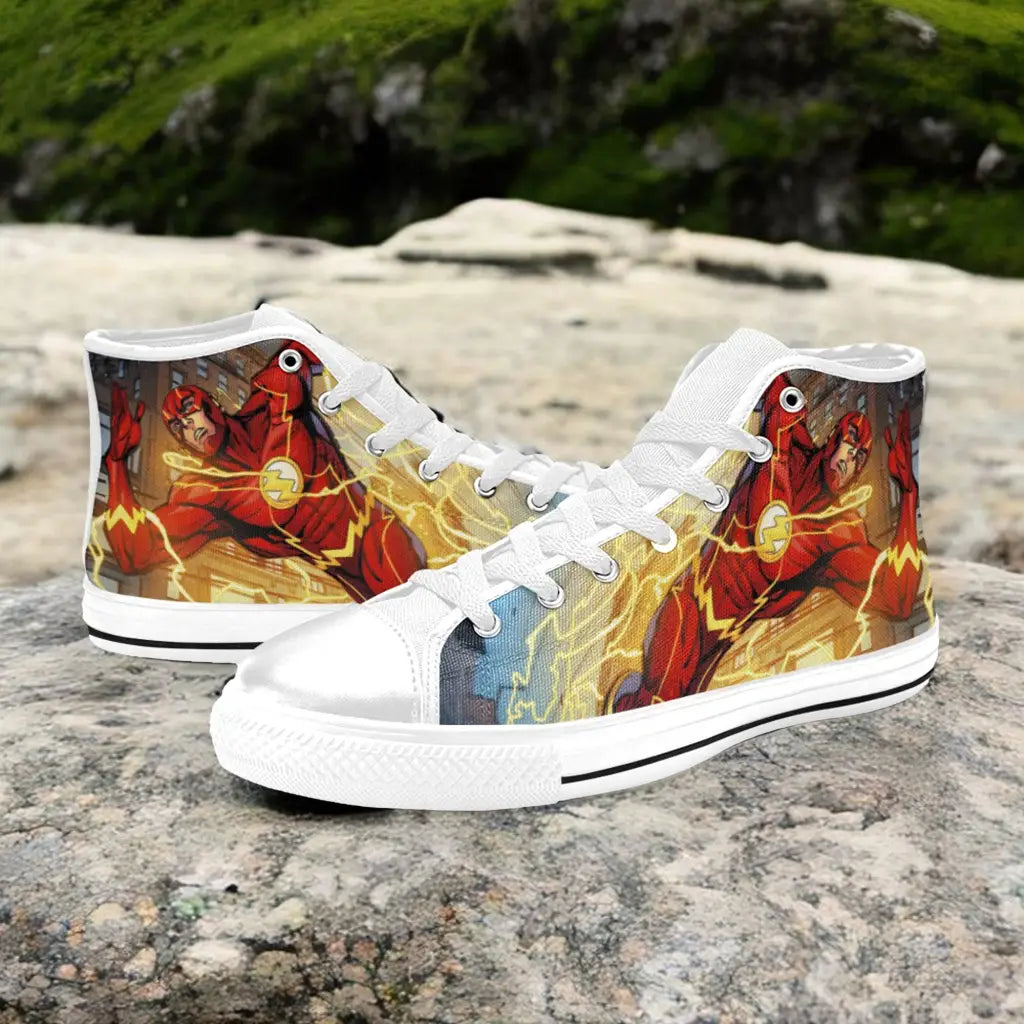 Flash Justice League Custom High Top Sneakers Shoes