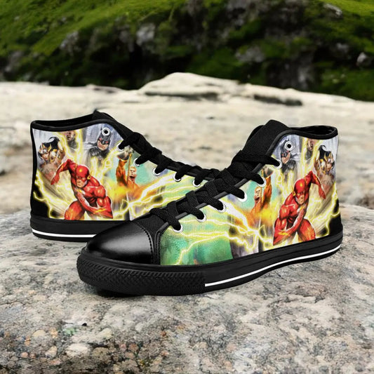 Flash Justice League Custom High Top Sneakers Shoes