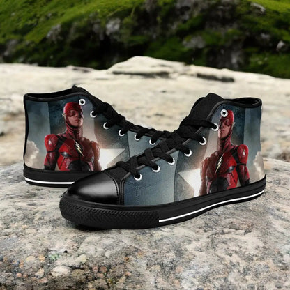 Flash Justice League Custom High Top Sneakers Shoes