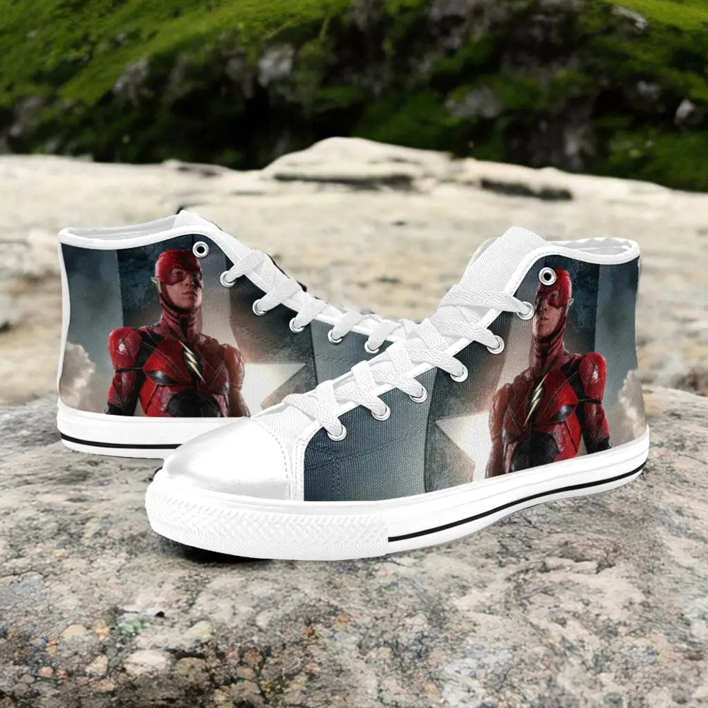 Flash Justice League Custom High Top Sneakers Shoes