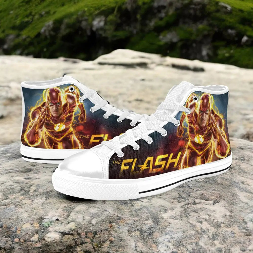 Flash Justice League Custom High Top Sneakers Shoes