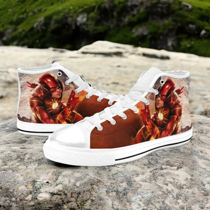 Flash Justice League Custom High Top Sneakers Shoes