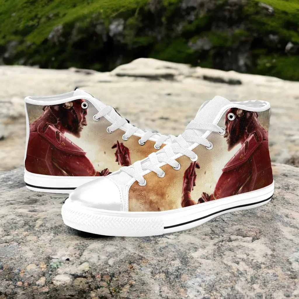 Flash Justice League Custom High Top Sneakers Shoes