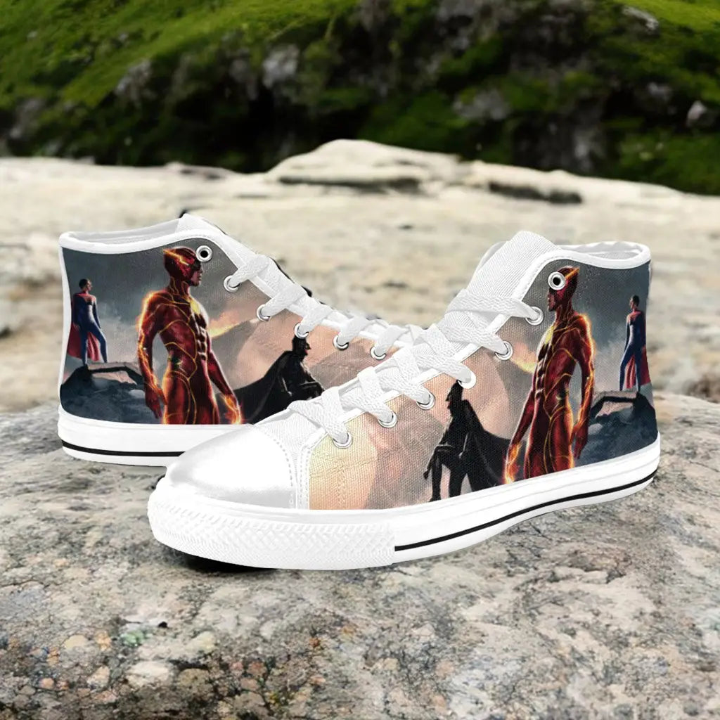 Flash Justice League Custom High Top Sneakers Shoes