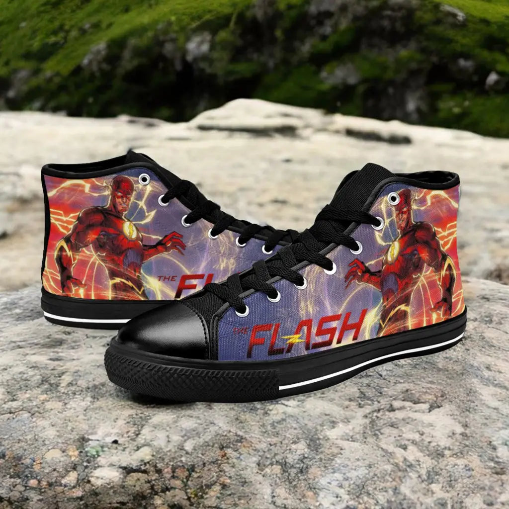 Flash Justice League Custom High Top Sneakers Shoes