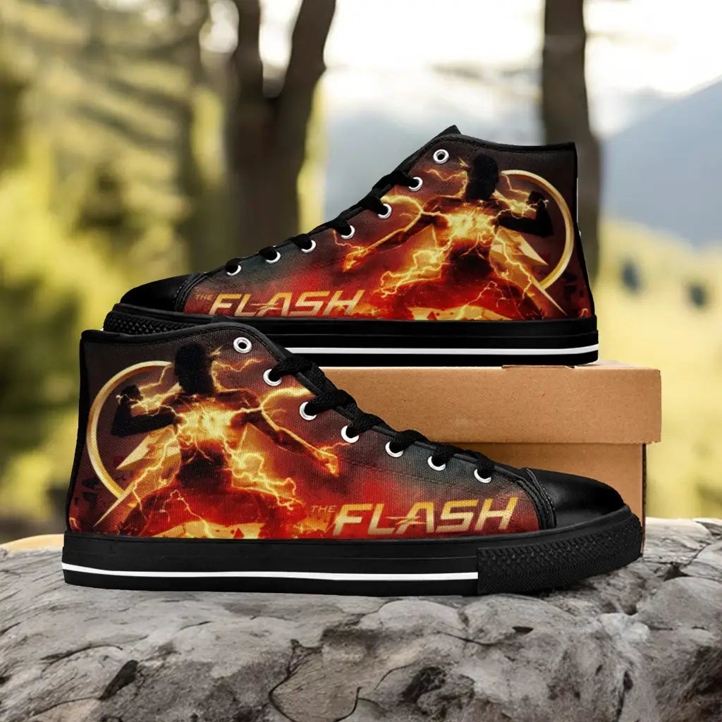 Flash Justice League Custom High Top Sneakers Shoes