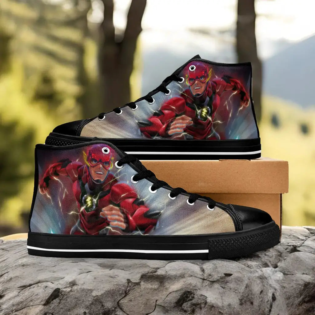 Flash Justice League Custom High Top Sneakers Shoes